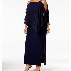 Mother of the bride, XSCAPE Chiffon-Overlay Gown